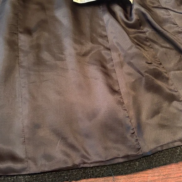 Zara Black Textured Double-Breasted Blazer with gold Buttons - Picture 9 of 9